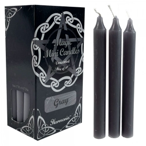 Magic Mini Candle Unscented - Grey (20Pk)